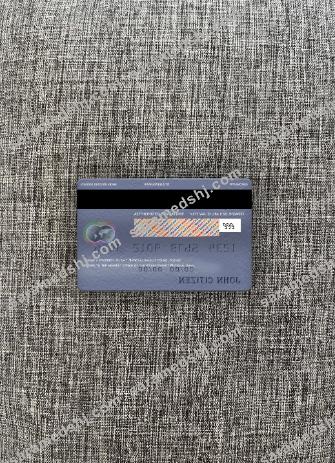 Kuwait National Bank mastercard photolook back